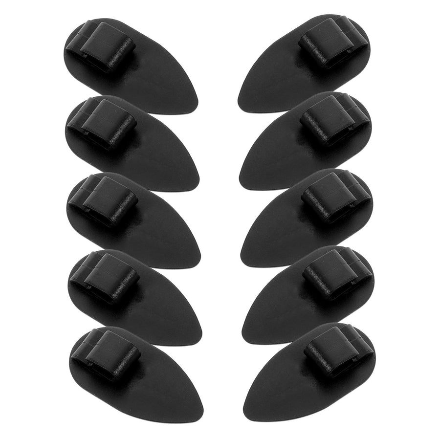 10Pcs Car Floor Mat Clips Black Plastic for Vehicle Supply and Safety