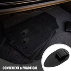 10Pcs Car Floor Mat Clips Black Plastic for Vehicle Supply and Safety