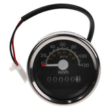 Motorcycle Meter Speedometer 1Pack with Dual Scale Display and High Precision Measurement 11.6x2.4x2.4in