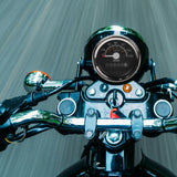 Motorcycle Meter Speedometer 1Pack with Dual Scale Display and High Precision Measurement 11.6x2.4x2.4in - Top-Down View