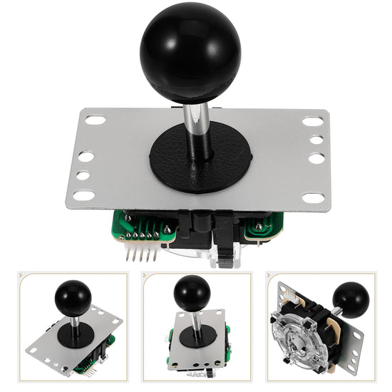 1 Set Reusable Joystick Micro Switch Control for Gaming Arcade Use Black Color