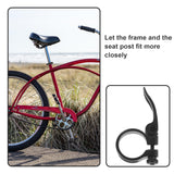 Seat Post Clamp Black Round Mechanics Maintenance 1Pack