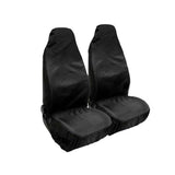 2Pcs Breathable Car Seat Cover in Black for SUV Seat Covers and Truck Seat Protector