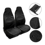 2Pcs Breathable Car Seat Cover in Black for SUV Seat Covers and Truck Seat Protector