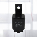 Automotive Relay Car Air Conditioning Relay 12v Dc 9 4 Pin Socket Normally Open Compact Sturdy Black