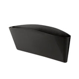Seat Gaps Filler for Car Impact Resistant Material for Vehicle Use Black 1Set - Front View