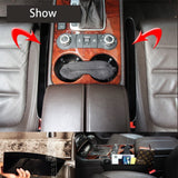 Seat Gaps Filler for Car Impact Resistant Material for Vehicle Use Black 1Set