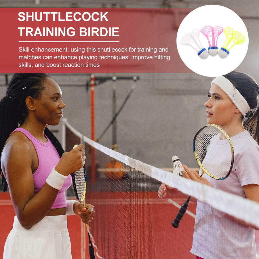 3pcs Windproof Nylon Badminton Shuttlecocks For Indoor And Outdoor Training, Durable And Precise Control
