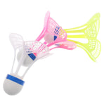 3pcs Windproof Nylon Badminton Shuttlecocks For Indoor And Outdoor Training, Durable And Precise Control