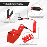 Stop Kill Safety Lanyard for Yamaha Jet Ski WaveRunner FX140 WaveVenture WaveRaider WaveJammer WaveBlaster - Close-Up Angle