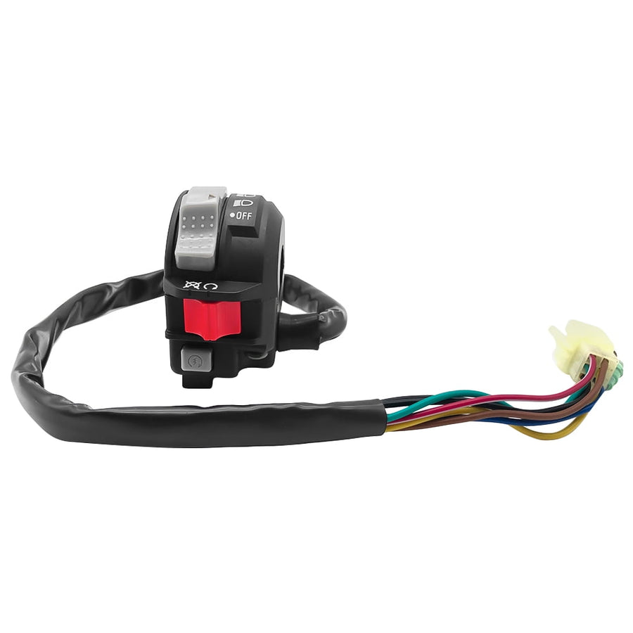 Start Stop Headlight Switch & Ignition Key Switch for Yamaha Warrior Grizzly Big Bear Wolverine Kodiak MOTO-4