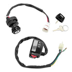 Start Stop Headlight Switch & Ignition Key Switch for Yamaha Warrior Grizzly Big Bear Wolverine Kodiak MOTO-4