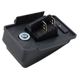 6V/12V Kids Ride On Car Wheels Power Accelerator Foot Pedal Switch Reset-Control Black - Rear View