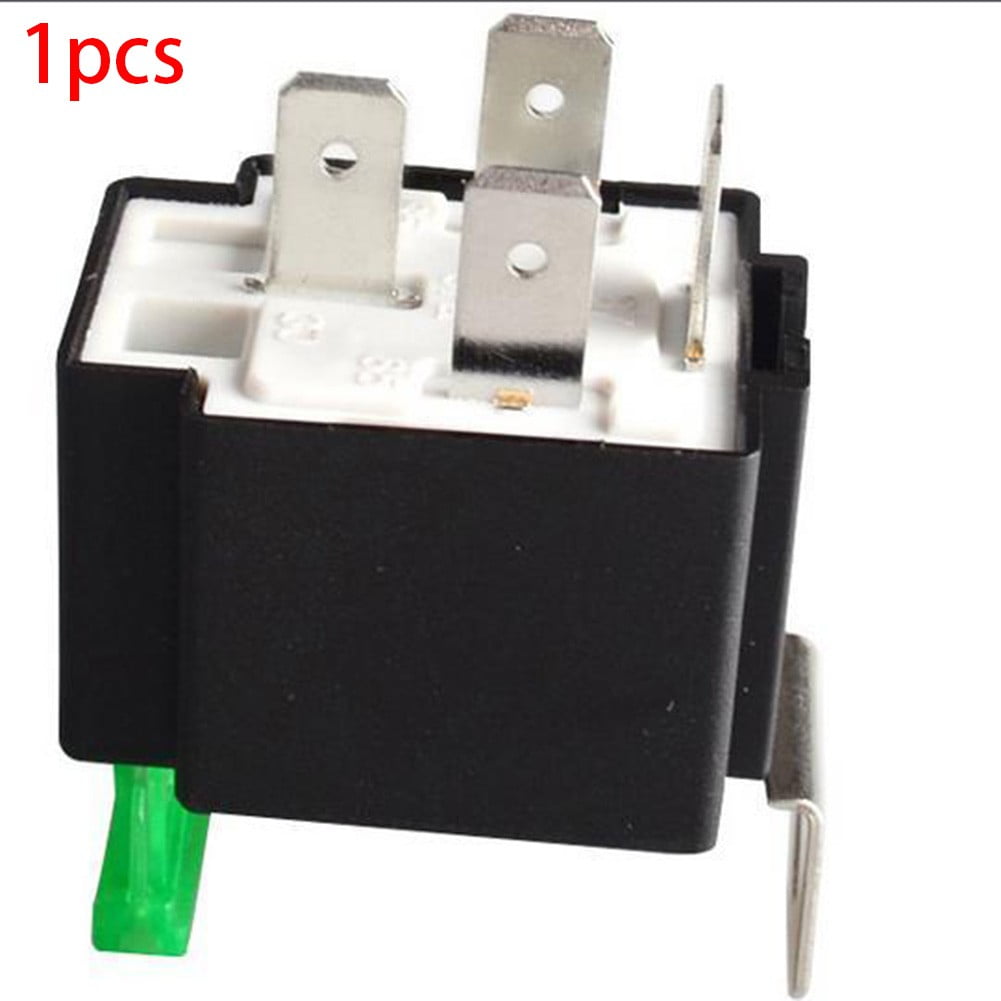 12V Relay 4Pin Automotive 30Amp 30A Normally Open Contact Fused + 30A Fuse