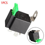 12V Relay 4Pin Automotive 30Amp 30A Normally Open Contact Fused + 30A Fuse