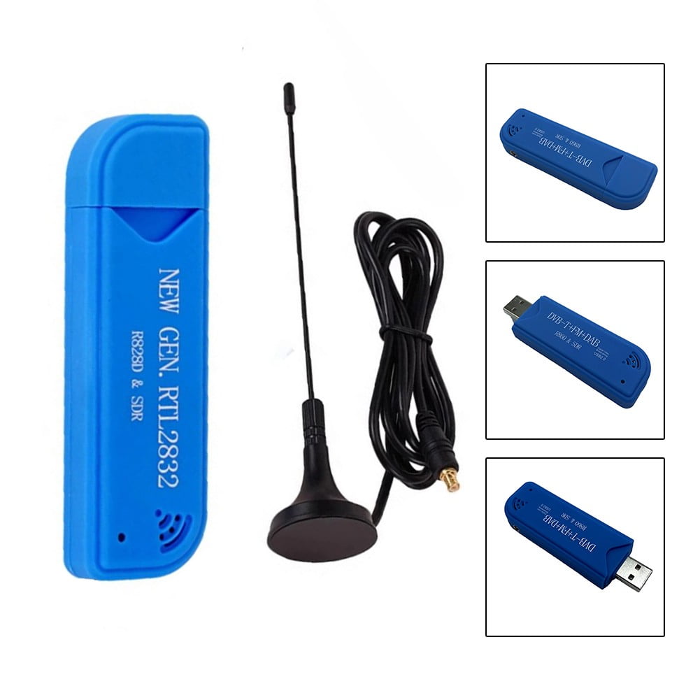 Usb2.0 25Mhz-1760Mhz Fm Digital Tv Tuner Dongle Receiver with Antenna For