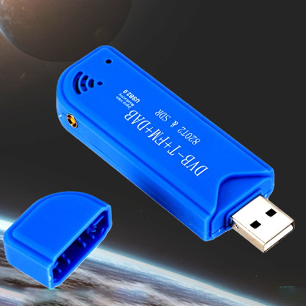 Usb2.0 25Mhz-1760Mhz Fm Digital Tv Tuner Dongle Receiver with Antenna For