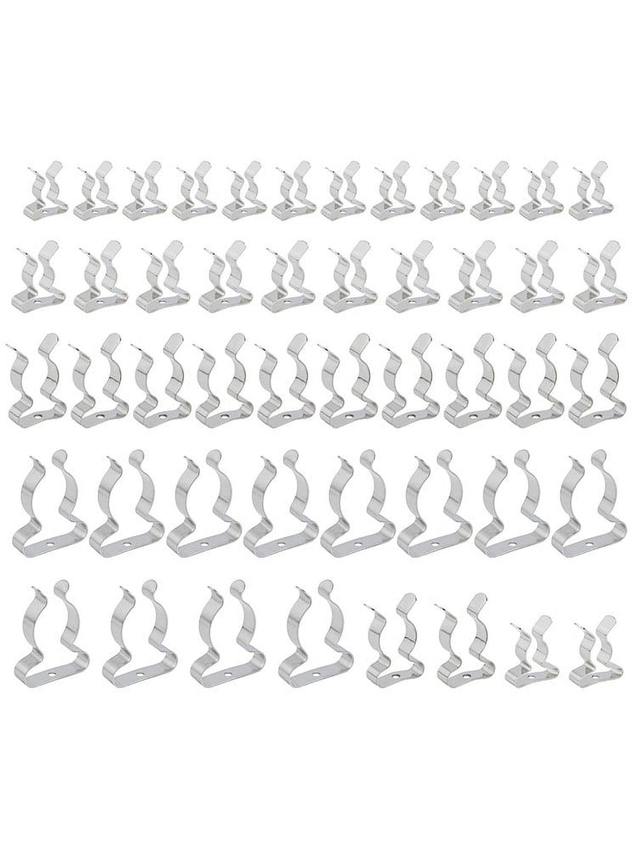 48 X Assorted Tool Spring Terry Clips Heavy Duty Storage Or Shed Garage