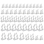48 X Assorted Tool Spring Terry Clips Heavy Duty Storage Or Shed Garage