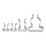 48 X Assorted Tool Spring Terry Clips Heavy Duty Storage Or Shed Garage - Low Angle
