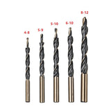 Step Drill Bits Manual Pocket Hole Jig 8-4/9-5/10-5/10-6/12-8Mm Woodworking Tool 45421 - Rear View