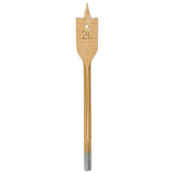 6Pcs Spade Flat Wood Drill Bit Woodworking Hex Shank Metric 10-25Mm - Top-Down View