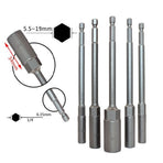 1Pc 150Mm Hexagon Nut Driver Drill Bit Adapter Socket Wrench Extension Sleeve 9Mm Smile Home 19Mm