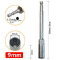1Pc 150Mm Hexagon Nut Driver Drill Bit Adapter Socket Wrench Extension Sleeve 9Mm Smile Home 9Mm
