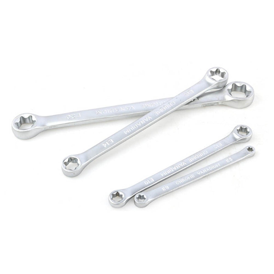4Pcs Star Double Torx Wrench Spanner E6- E24 E-Type Double-Ended Hexagon