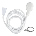 Push On Shower Hose & Head for Single Tap Spray Mixer Tap Bath Tap Kitchen 2M