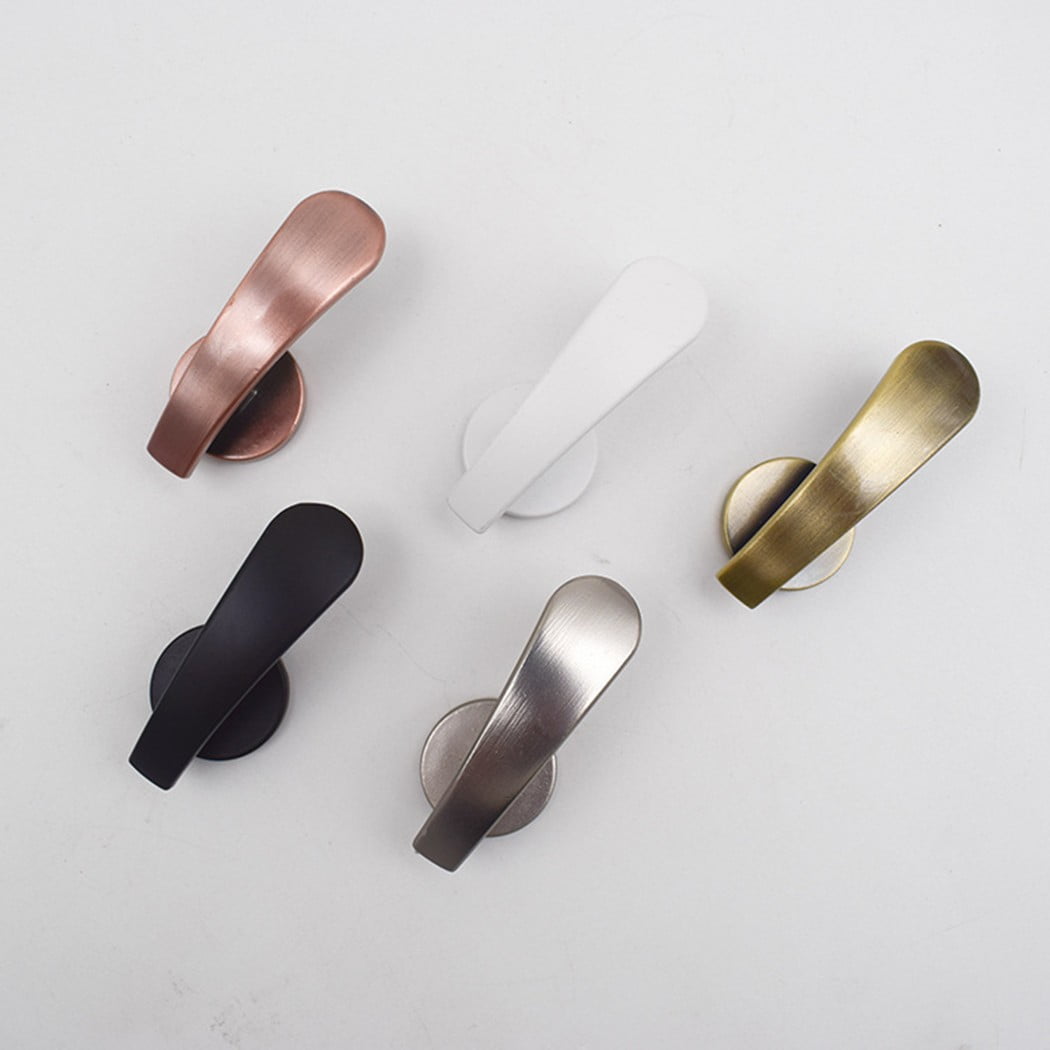 Self-Adhesive Wall Hooks - Fabric Curtain Tie Back Stick On Drape Holder Durab Rose Gold 2#