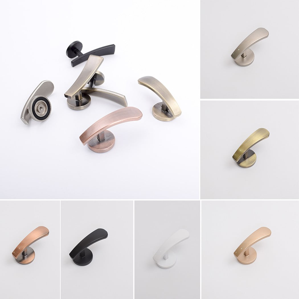 Self-Adhesive Wall Hooks - Fabric Curtain Tie Back Stick On Drape Holder Durable Rose Gold 2# White 2#