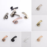 Self-Adhesive Wall Hooks - Fabric Curtain Tie Back Stick On Drape Holder Durable Rose Gold 2# White 2# - Rear View