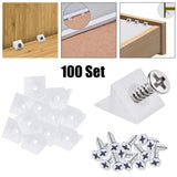 Efficient Drawer Chest Support Wedges Set of 100 Fix Sagging Drawers Easily