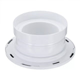 6Inch Round Air Vent Adjustable Rotatable Ball Jet Air Diffuser Soffit Vent Ventilation Ducting Hose Louver Wall Ceiling Mounted - Side View