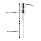 Cosmetics Foundation Pump for Estees Lauder Double Wear and M.A.Cs Make Up Tools Accessories Liquid Foundation Pump Cosmetics Silver - Front View