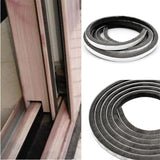 Decor Bottom Bristle Pile Seal Film Door Draught Excluder Brush Weather Strip 10M 5/9/15/23Mm Diy Home High Quality White 9×5Mm White