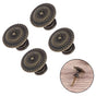 Antique Style Cabinet Knobs Set Of 4 Vintage Drawer Pulls Black Handles
