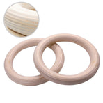 Wooden Gymnastics Rings Perfect For Strength And Conditioning Training 25Mm 19Cm