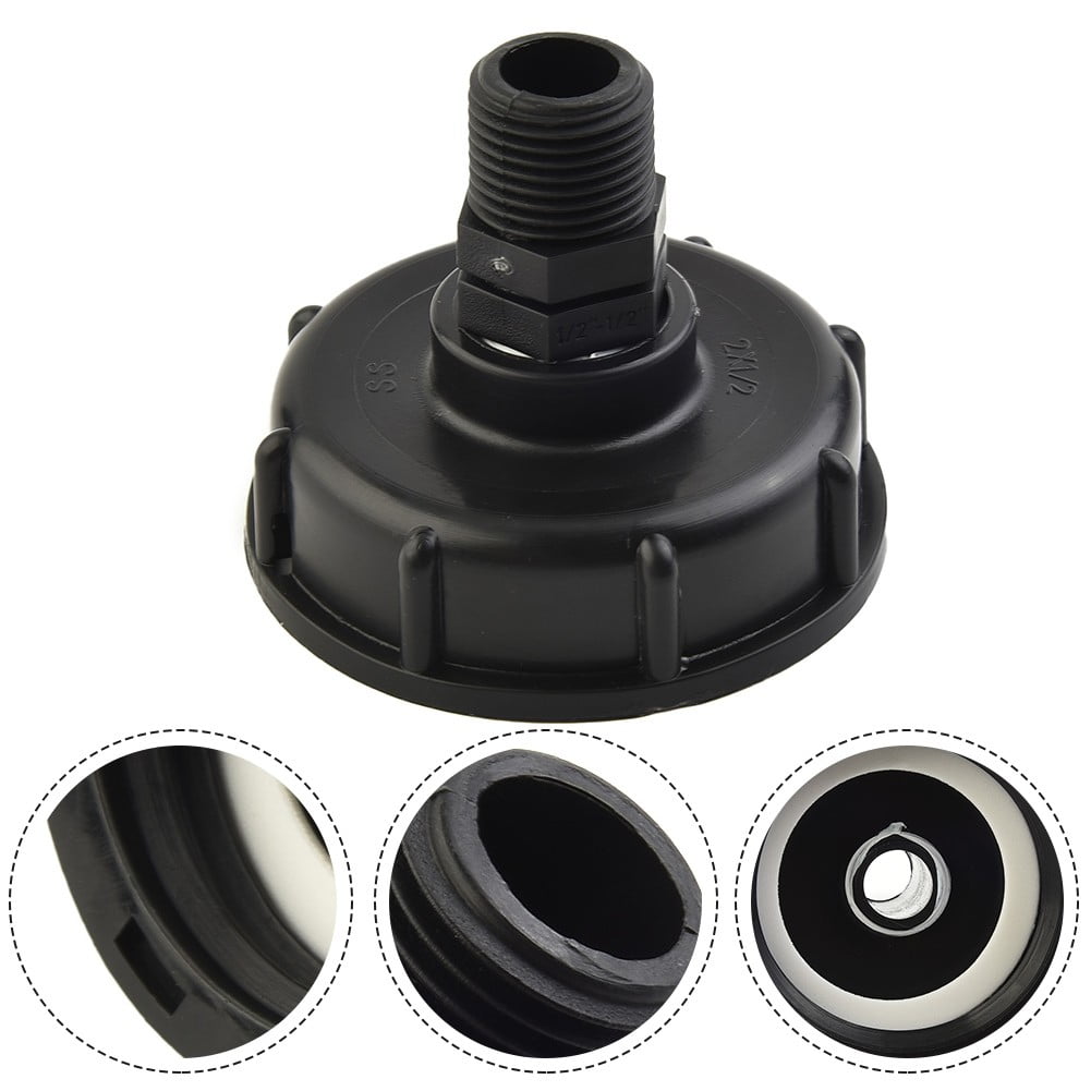 Hose Connector Ibc Tank Adapter With 60Mm Coarse Thread Inlet Fits Most Standard S60X6 Valves And Hose Sizes For Easy Use 25Mm Smile Home 20 mm