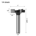 Durable 1/4 Inch Shank Cnc Spoilboard Surfacing Router Bit Carbide Tipped Tool Smile Home