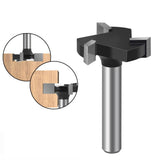 Durable 1/4 Inch Shank Cnc Spoilboard Surfacing Router Bit Carbide Tipped Tool Smile Home - Low Angle
