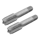 2Pcs M18-X1.5 Tap Rh Threading Tool M18- X 1.5Mm Metric Thread Tap Right Hand M18- X 1.5 Tool Set Drill Tools Smile Home - Close-Up Angle