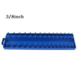 Practical Socket Storage Organizer Tool Organizer Wrench 3/8 Inch Sleeve Bracket Metric Socket Tray Rack Holder Smile Home - Close-Up Angle