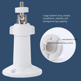360° Rotating Universal Monitoring Bracket Indoor Outdoor Universal Camera Base Outdoor Camera Base Monitoring Accessories Black Smile Home White