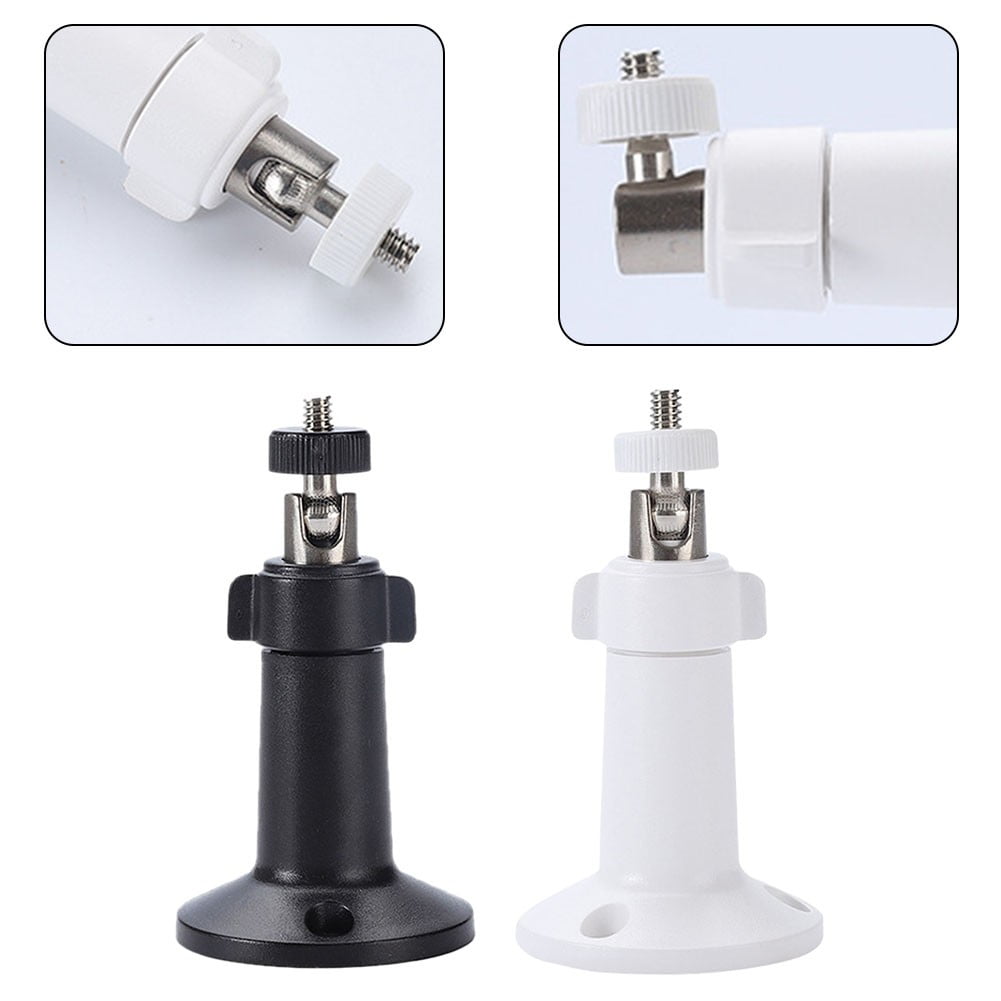 360° Rotating Universal Monitoring Bracket Indoor Outdoor Universal Camera Base Outdoor Camera Base Monitoring Accessories Black Smile Home White
