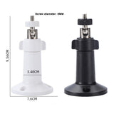360° Rotating Universal Monitoring Bracket Indoor Outdoor Universal Camera Base Outdoor Camera Base Monitoring Accessories Black Smile Home White - Low Angle