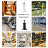 360° Rotating Universal Monitoring Bracket Indoor Outdoor Universal Camera Base Outdoor Camera Base Monitoring Accessories Black Smile Home White - Extra Image