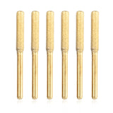 6Pcs Chainsaw Sharpener Grinding Stone File 4/4.8/5.5Mm Chains Saw Sharpening Chainsaw Stone File Chainsaw Ener Burr Power Tools 5.5Mm Smile Home