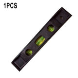 1 Pc Horizontal Ruler 3 Bubble Spirit. Level Magnetic Abs Shell Mini Pocket Portable Level Measure Tools Machinery Leveller Smile Home - Low Angle